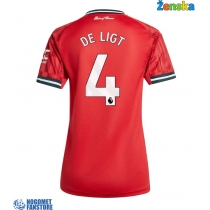 Manchester United Matthijs de Ligt #4 Domaci Dres za Ženska 2025-26 Kratak Rukav
